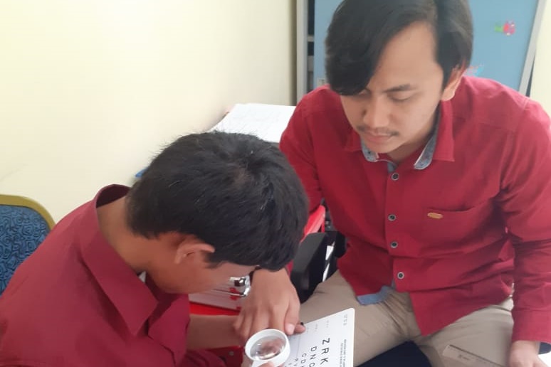 "Tan Miyat" BRSPDSN Examined 13 People with Sensory Disabilities (PDSN) at the Layak Foundation Jakarta