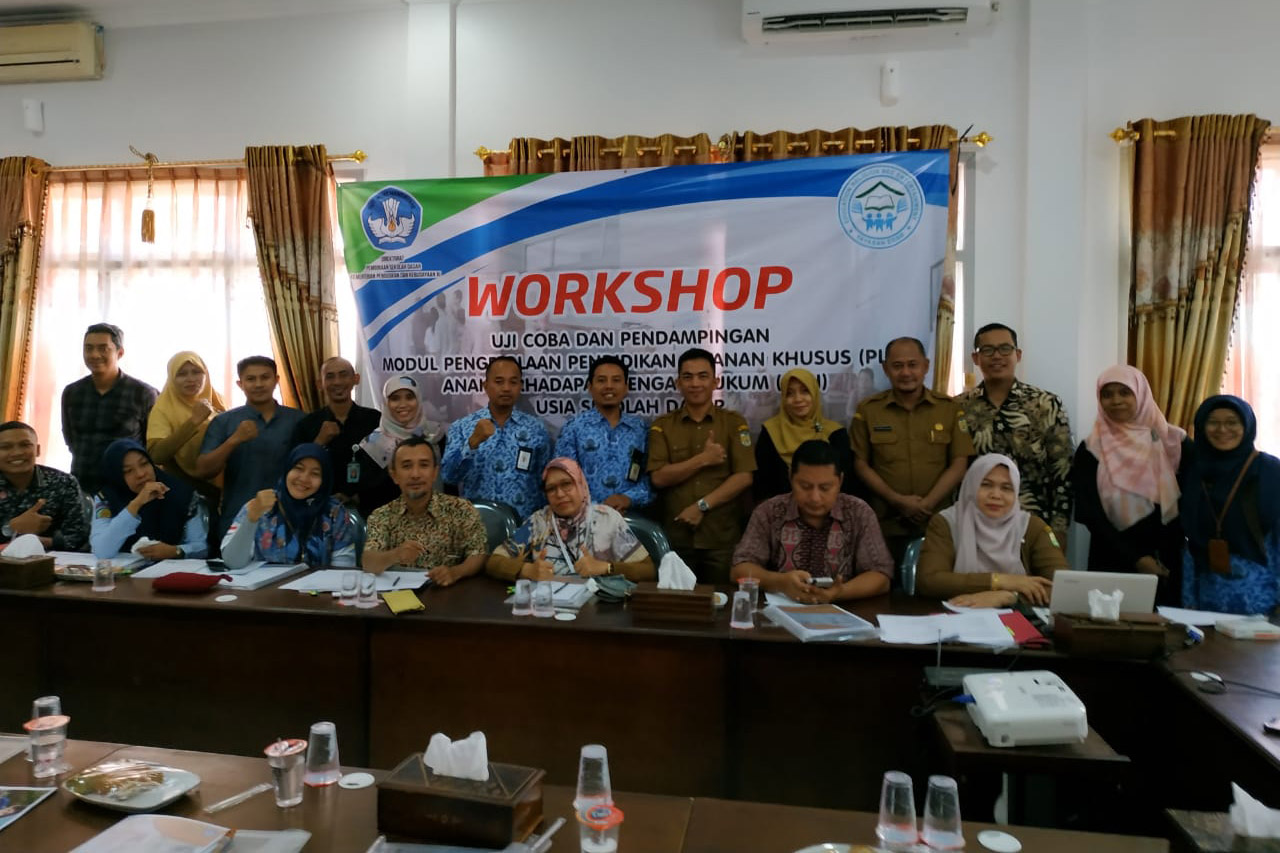 Lokakarya Uji Coba Modul ABH di LRSAMPK “Darussa’adah” Aceh