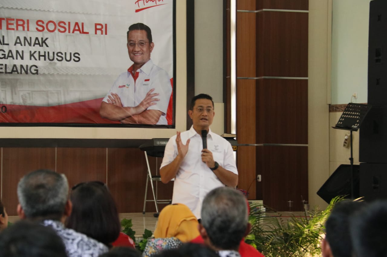 Kunjungan Kerja dan Silaturahmi Menteri Sosial RI di Balai Anak “Antasena"