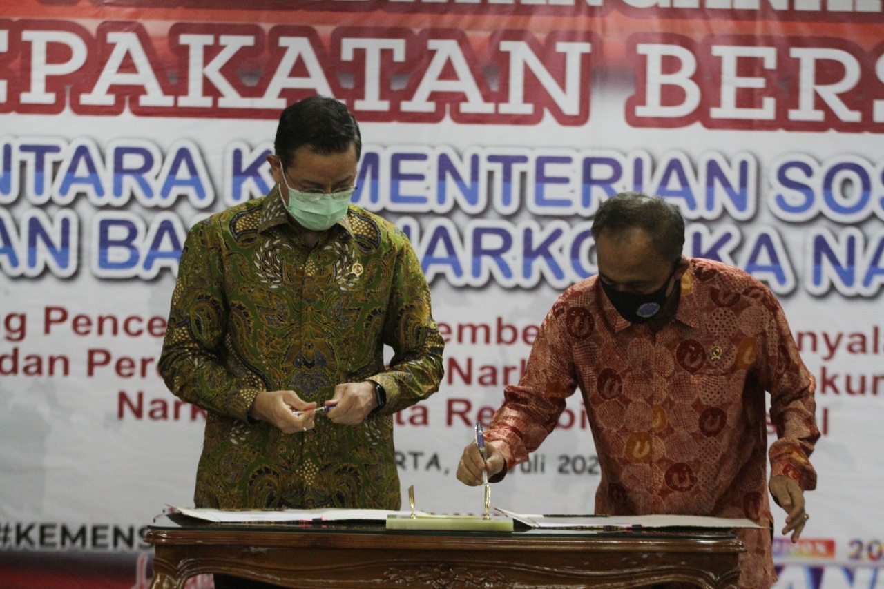Ministry of Social Affairs and BNN Sign MoU on Narcotics Handling