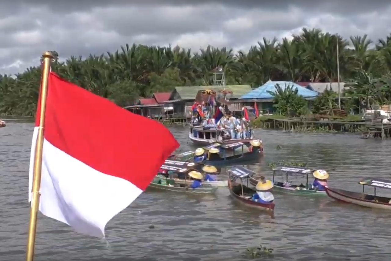 Keseruan LBKS Etape ke-5 Susur Sungai Martapura