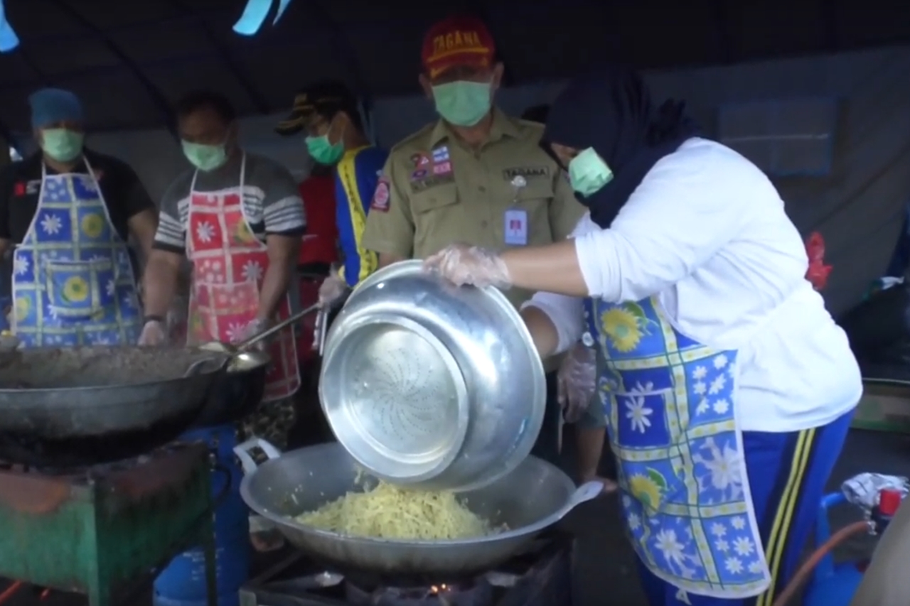 Direktur PSKBA Masak Bareng Tagana