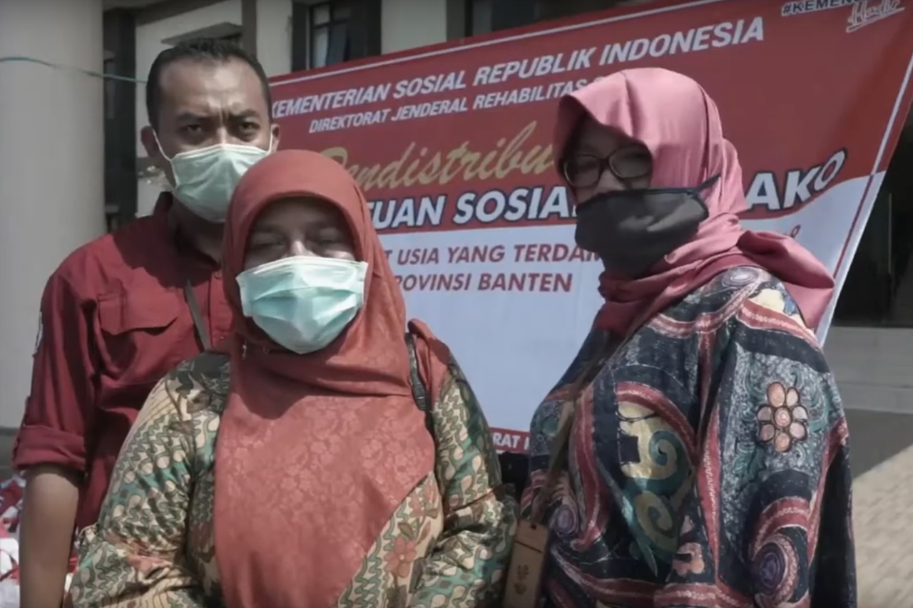 Bansos Sembako Kemensos Untuk Lanjut Usia di Banten