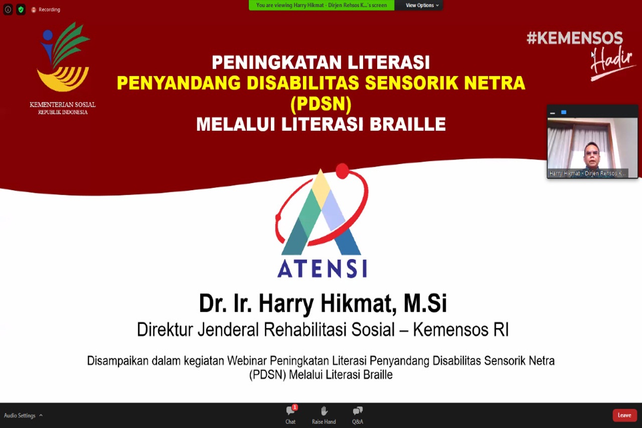 Ministry of Social Affairs Continues to Improve Literacy Access for Persons with Visual Disabilities