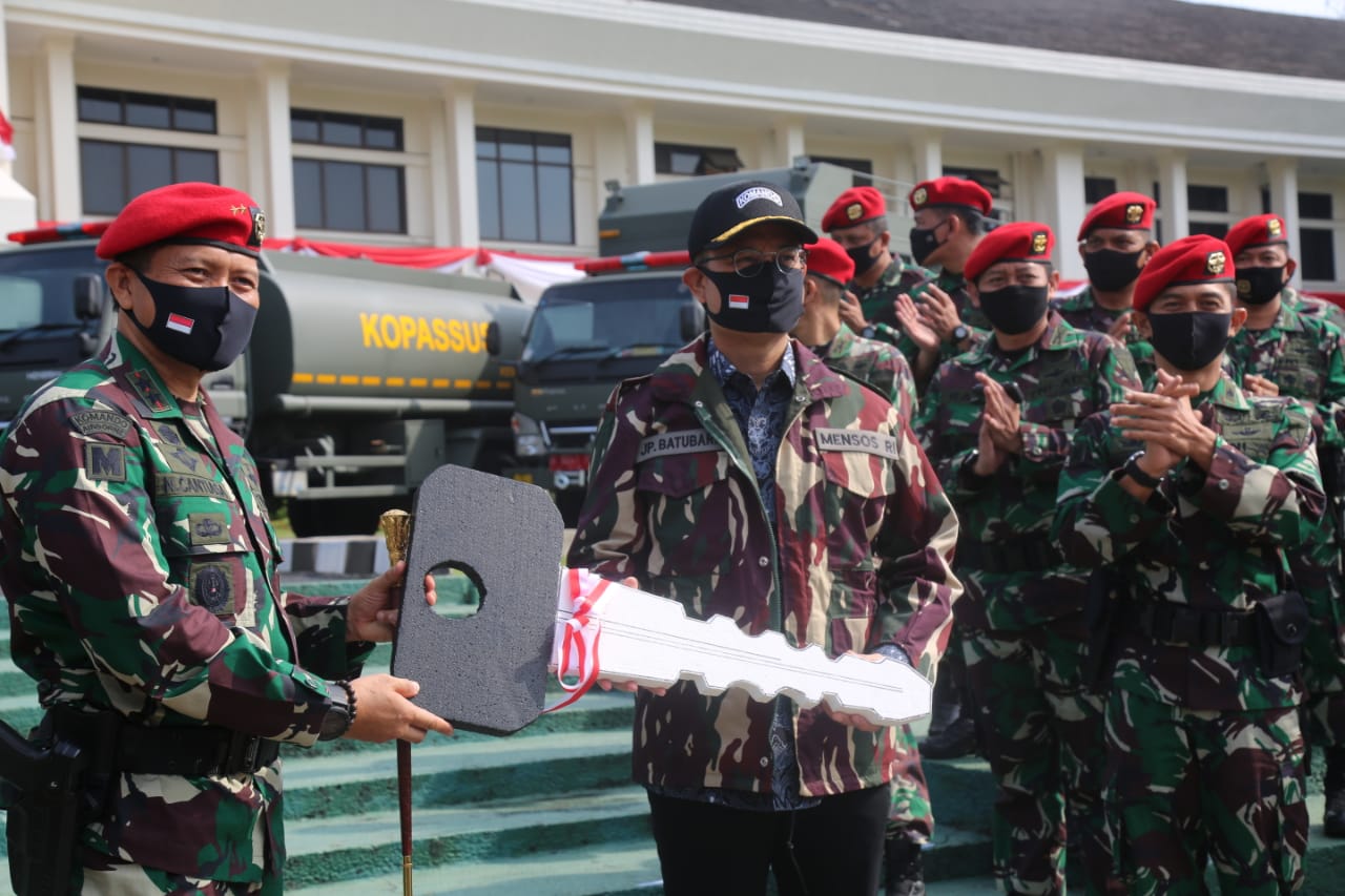 To Accelerate Disaster Management, Ministry of Social Affairs Synergies with Kopassus