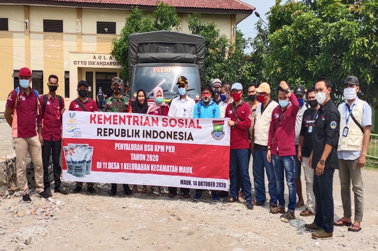 Penyaluran Bantuan Sosial Beras Tahap 1 dan 2 di Kabupaten Tangerang
