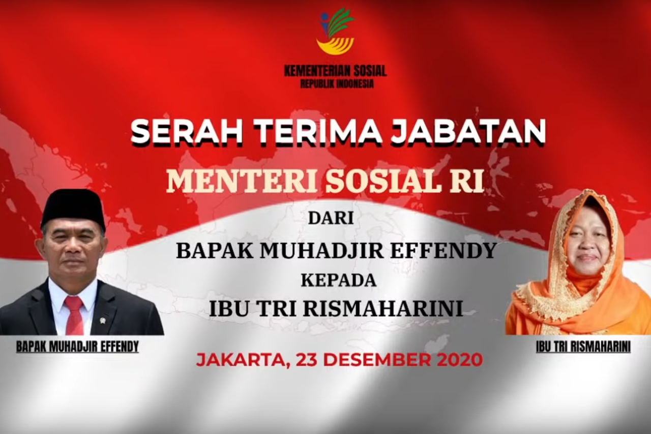 Sesi Serah Terima Jabatan Menteri Sosial Ri Kementerian Sosial