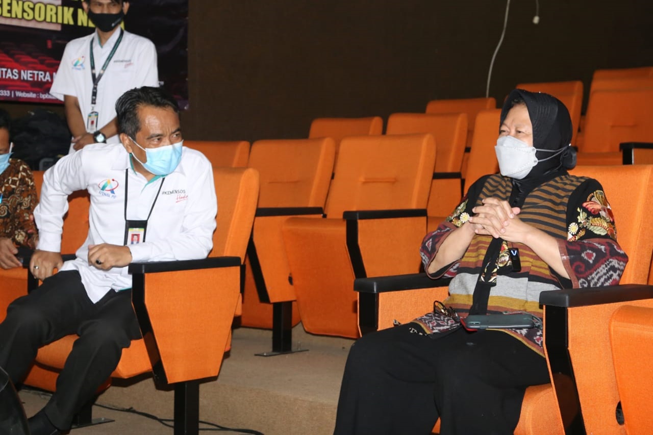 Menteri Sosial Kunjungi Balai Literasi Braille Indonesia (BLBI) "Abiyoso"