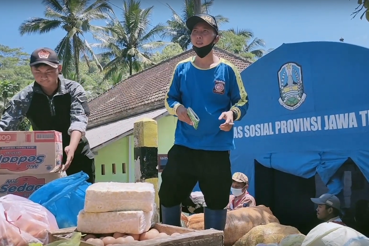 Kemensos Sisir Lumajang, Pastikan Kebutuhan Dasar Pengungsi Terpenuhi