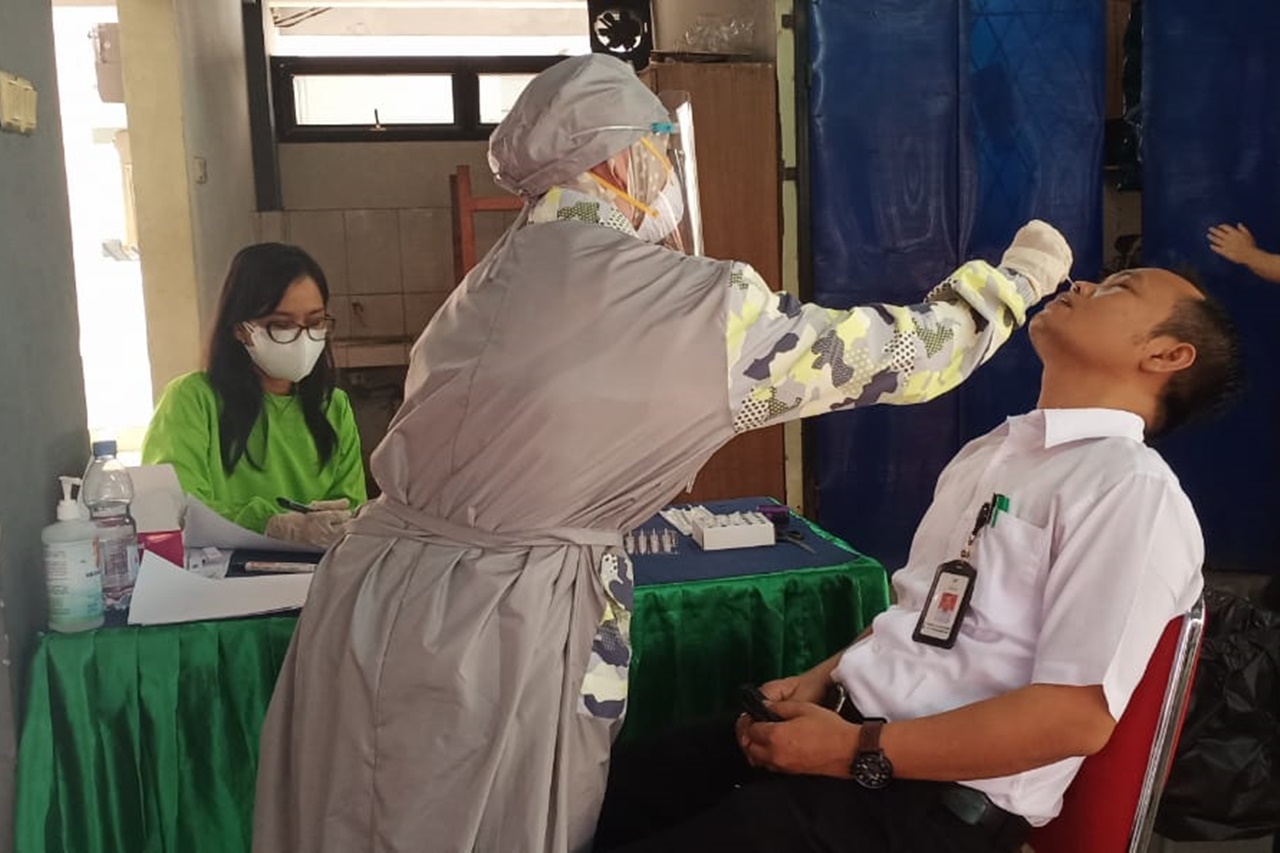 Balai "Melati" Kembali Selenggarakan "Swab Antigen" Kementerian Sosial Republik Indonesia