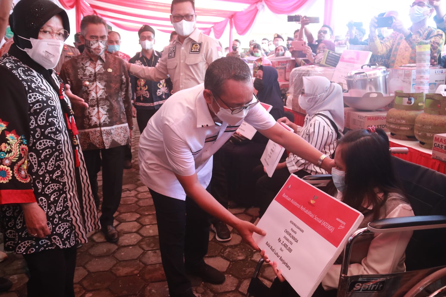 The Ministry of Social Affairs Ensures Vulnerable Residents in Tarakan Receive ATENSI Program