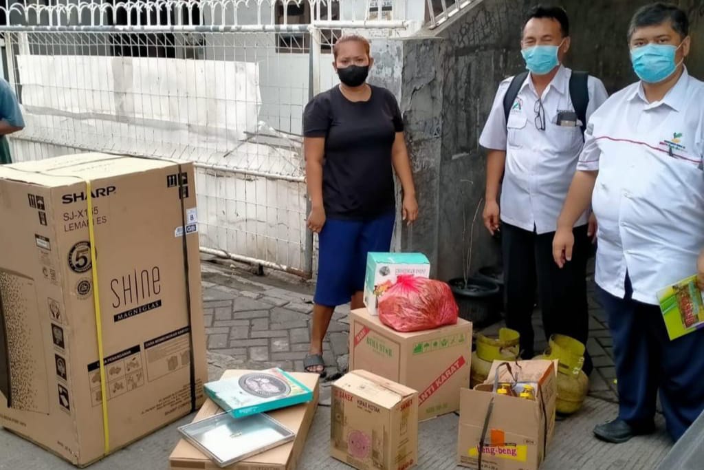 Distribution of ATENSI Aid for Tangerang Correctional Institution Fire Victims