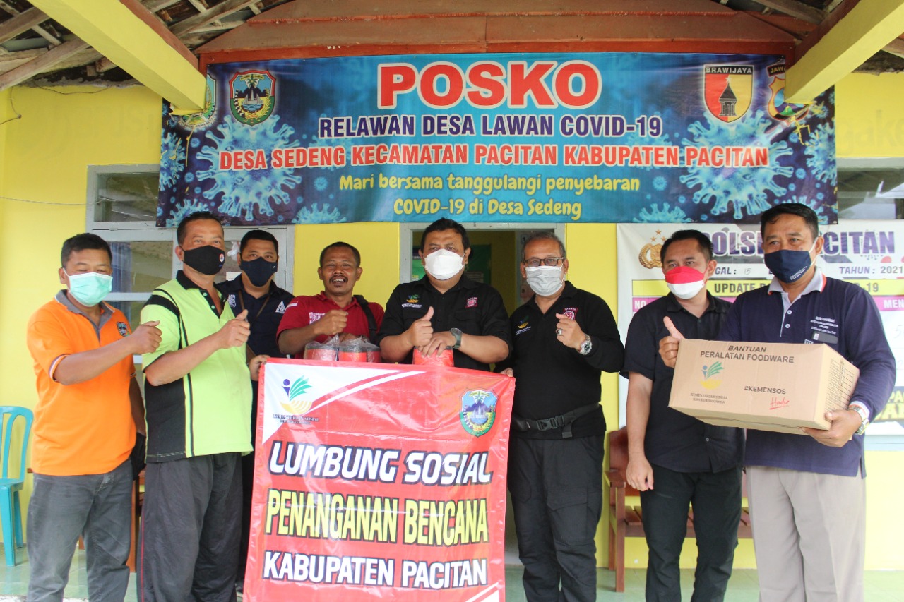 Penyaluran Stok Logistik ke Lumbung-lumbung Sosial di Kabupaten Pacitan
