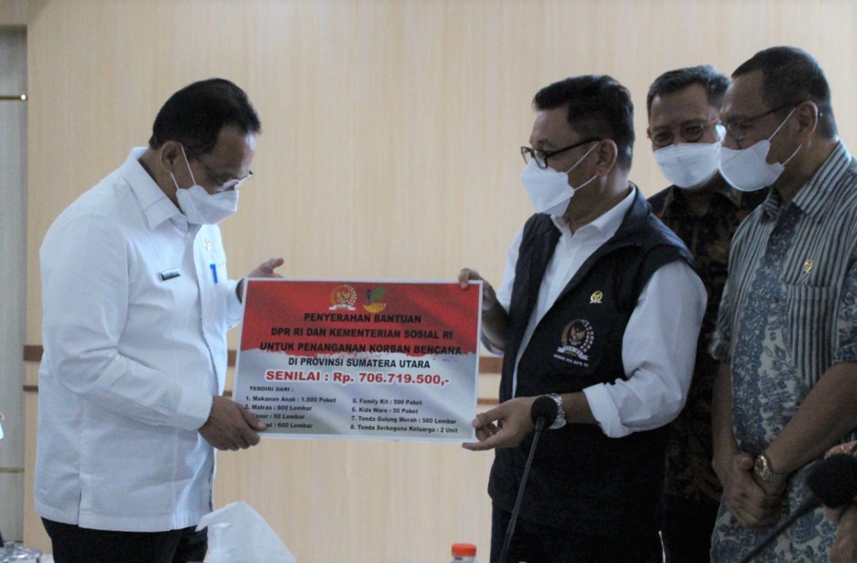 DPR dan Kemensos Bahas Penanggulangan Bencana di Sumatra Utara