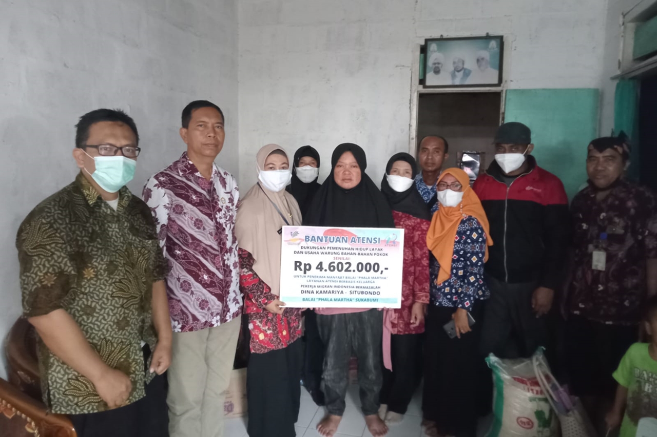 Ministry of Social Affairs Provides Handling for PMIB from Jember and Situbondo