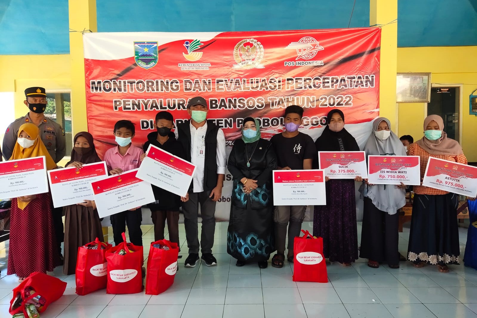 Sentra Terpadu Soeharso Surakarta Salurkan Bantuan ATENSI Anak Yatim Piatu dan Kewirausahaan