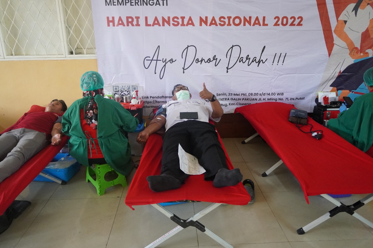 Jelang Peringatan HLUN 2022, Sentra Galih Pakuan Gelar Acara Donor Darah