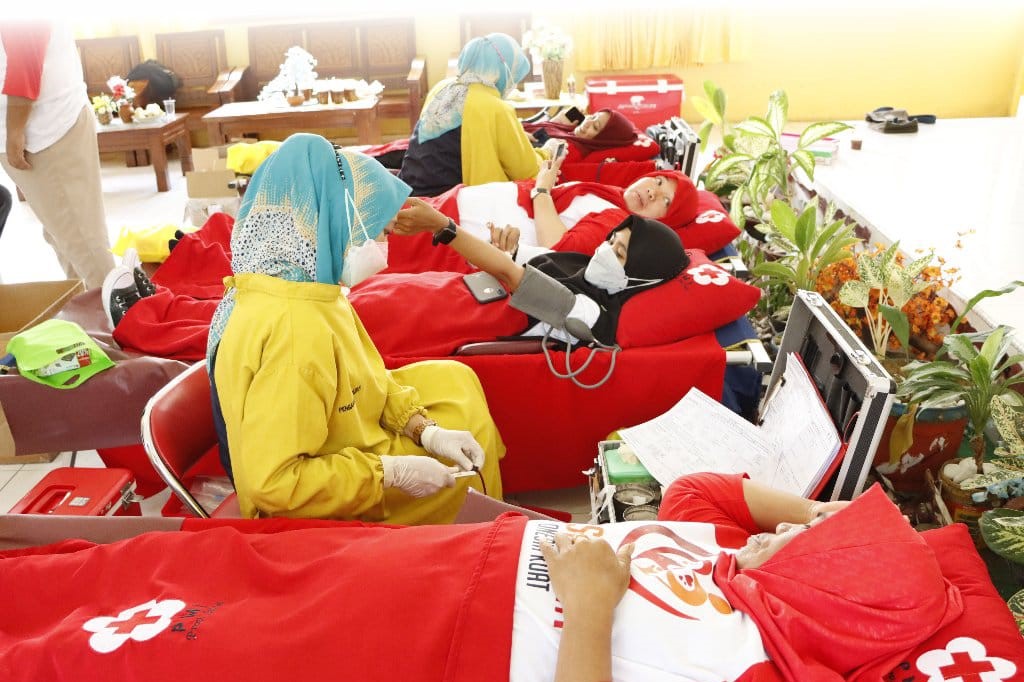 Commemorating Elderly Day, Gowa "Gau Mabaji" Center Holds Blood Donation