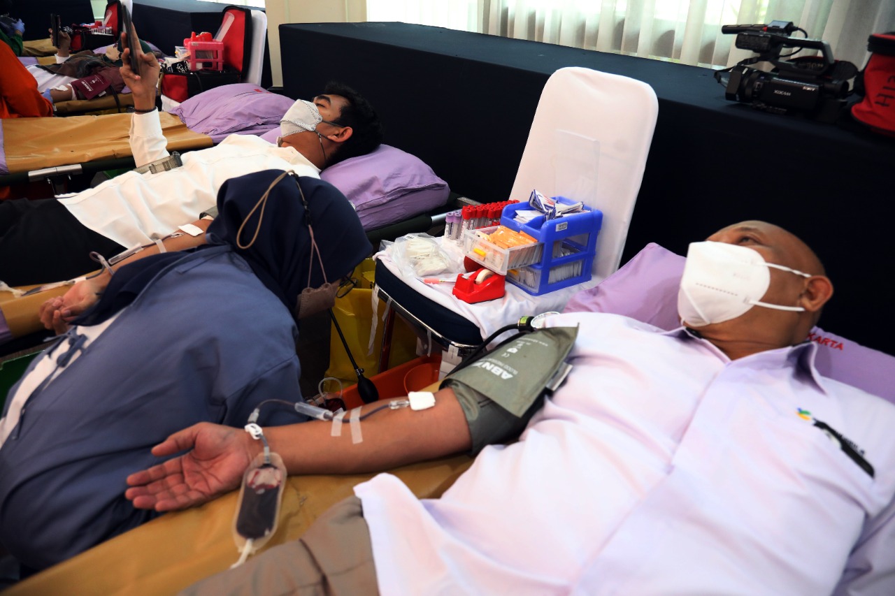Wujudkan Sikap Peduli terhadap Sesama, Kemensos Gelar Aksi Donor Darah