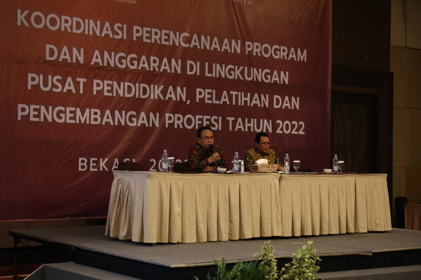 Koordinasi Perencanaan Program dan Anggaran Pusdiklatbangprof 2022