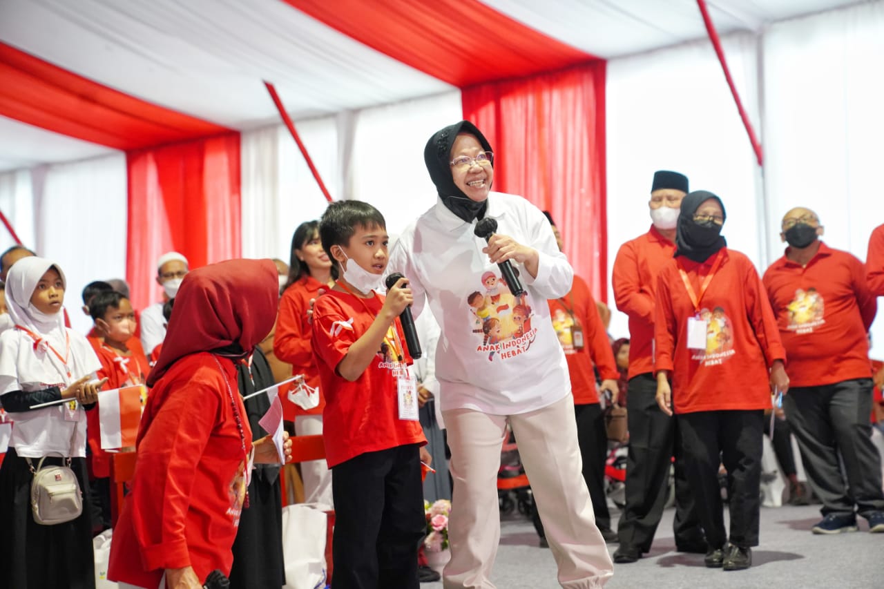 The Peak Event of the 2022 National Children's Day Celebration in East Lombok