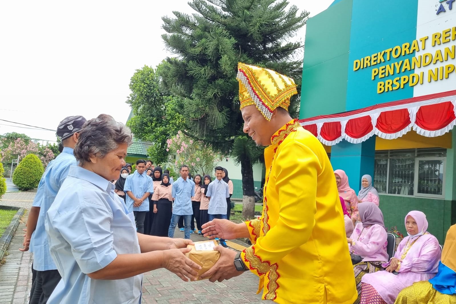 Beneficiaries at Nipotowe Center Receive Gifts at 77th Indonesia Independence Day