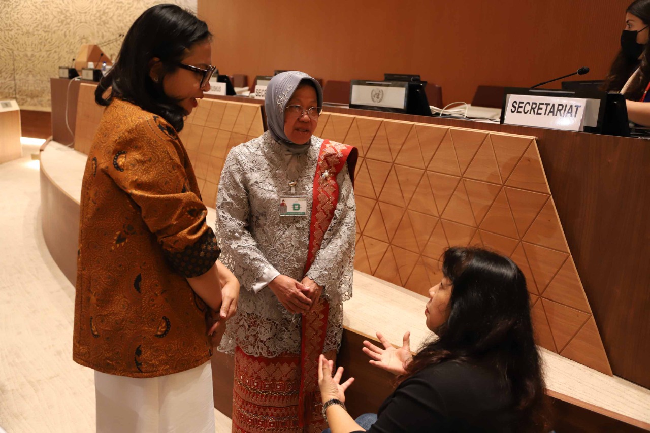 Mensos Risma Paparkan Langkah Nyata Pemerintah Berikan Perlindungan dan Penuhi Hak-hak Penyandang Disabilitas di Forum PBB