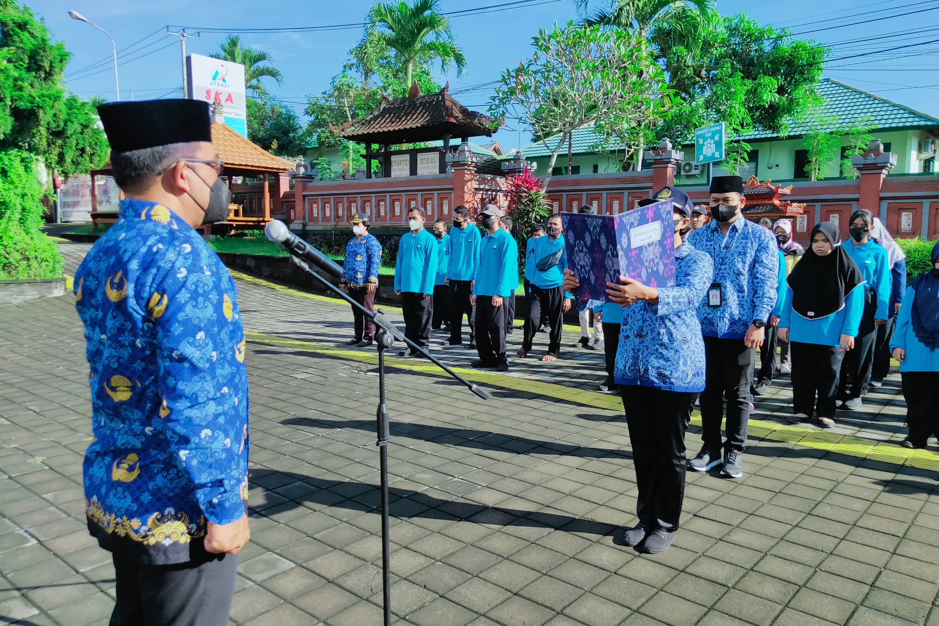 Pancasila Sanctity Day Ceremony at Mahatmiya Center Bali