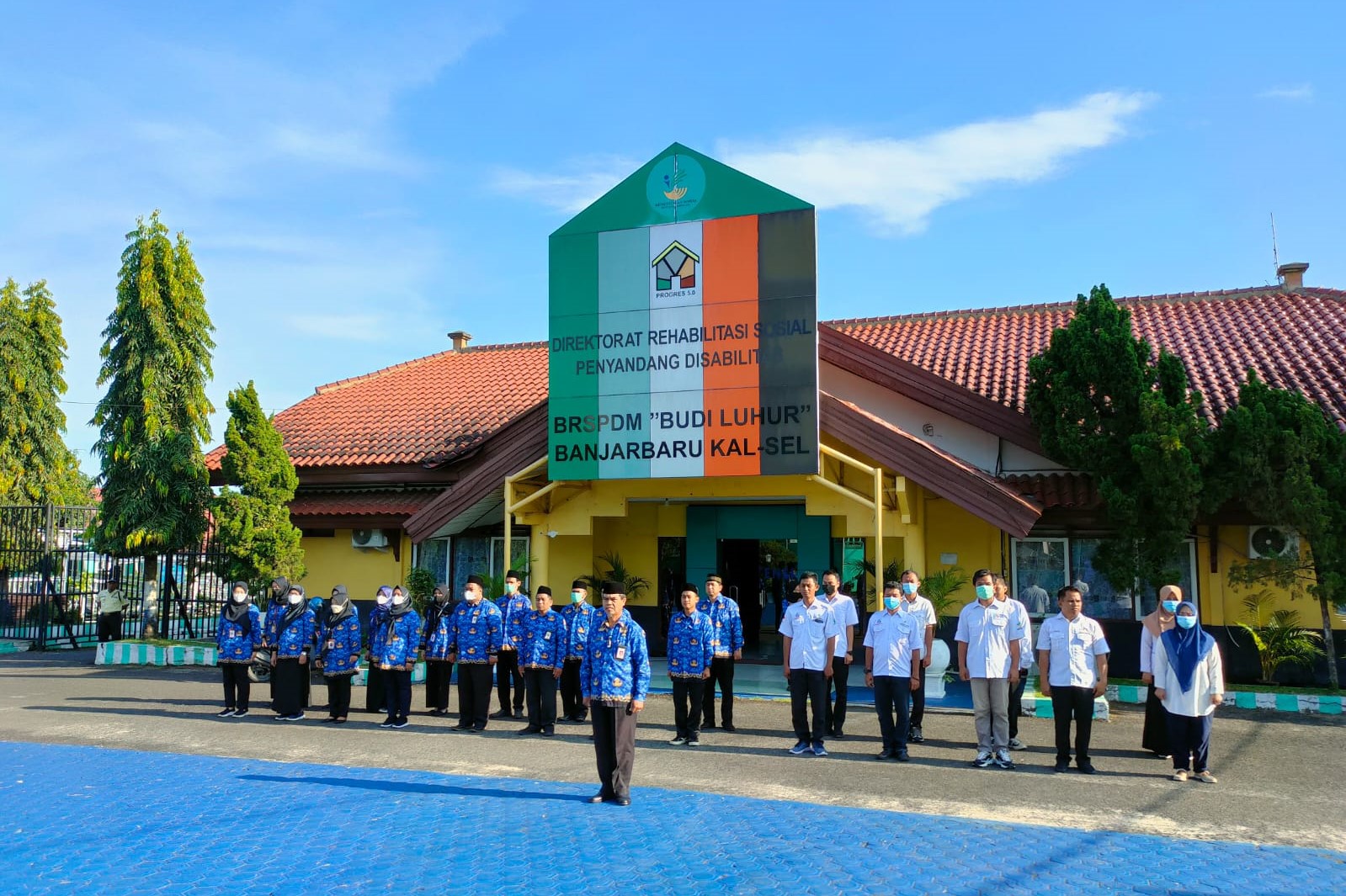 Pancasila Sanctity Day Ceremony Held at "Budi Luhur" Center in Banjarbaru