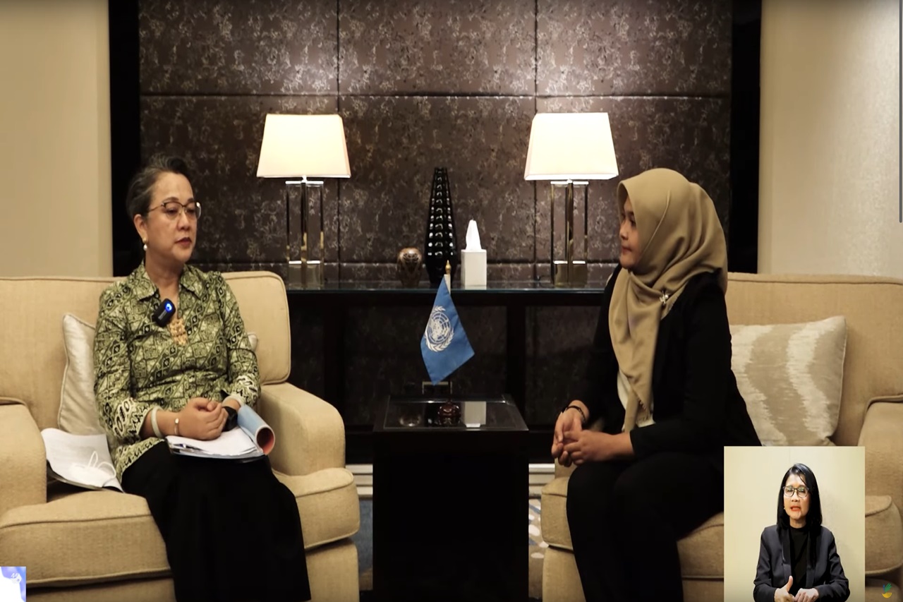 Siniar bersama Ibu Armida Alisjahbana, Executive Secretary of UNESCAP