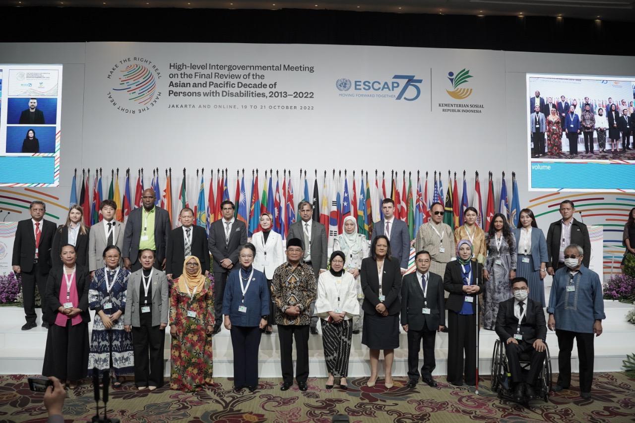 Di Hadapan Delegasi Pertemuan Tingkat Tinggi, Mensos Sampaikan Komitmen Kuat dan Langkah Nyata Indonesia Penuhi Hak Penyandang Disabilitas