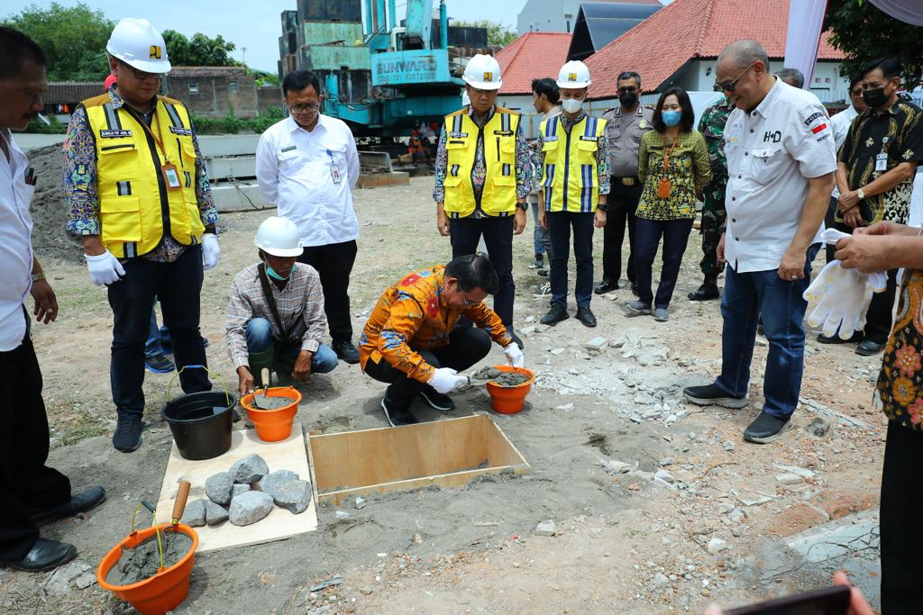 'Ground-breaking' Pembangunan Rusun Kemensos di Surakarta