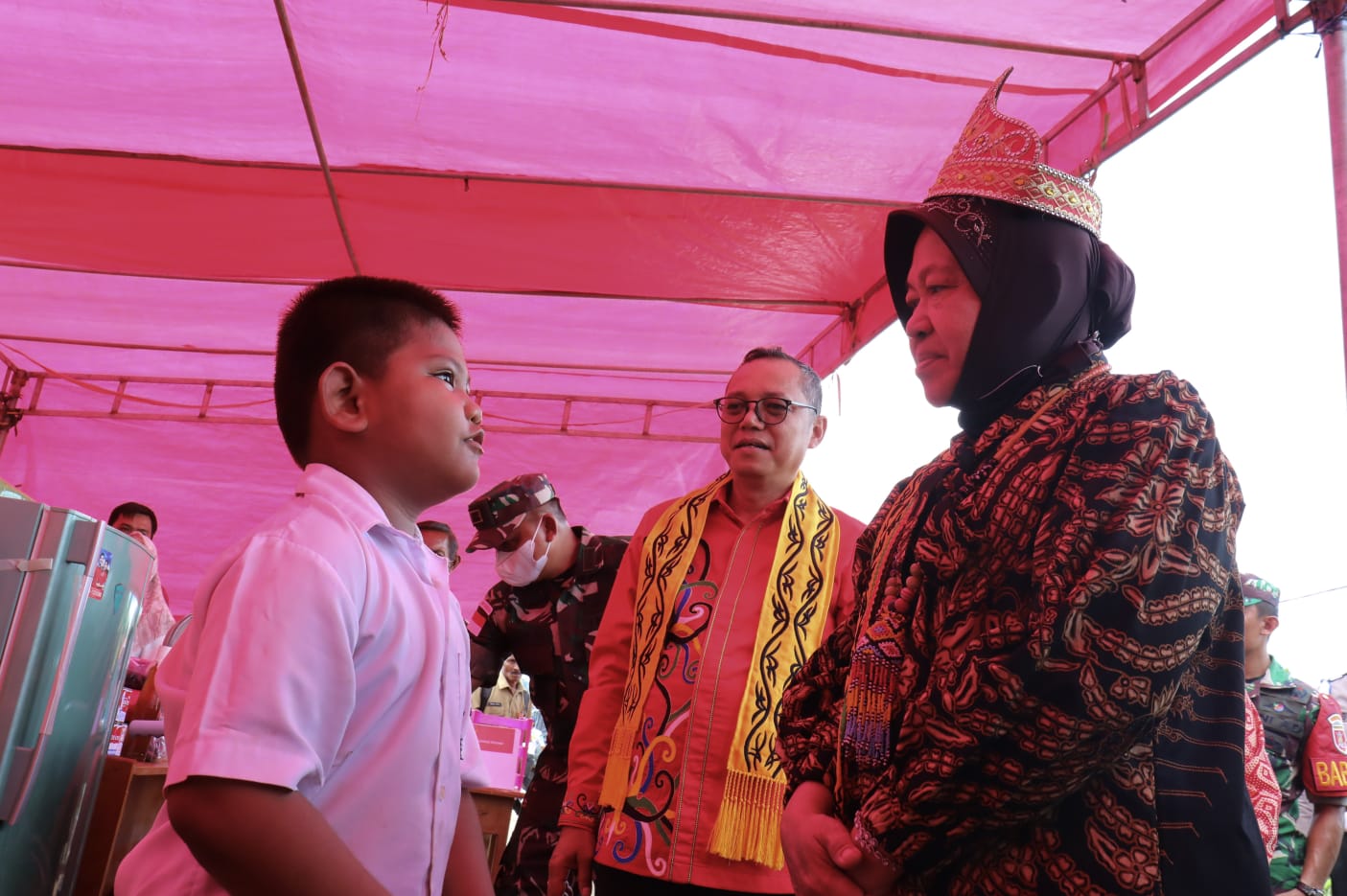 Kunjungan Kerja Menteri Sosial di Nunukan