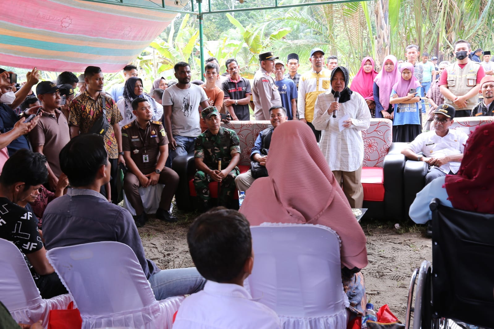 Kunjungan Kerja Menteri Sosial di Aceh Timur