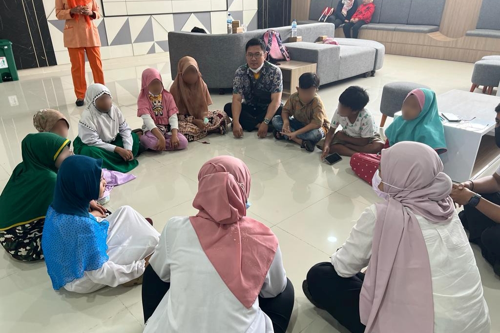 Kemensos Beri Terapi Psikososial 11 Anak Korban Kekerasan Fisik dan Seksual di Surabaya