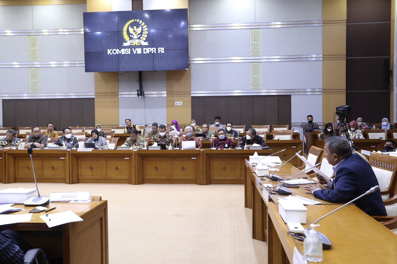Rapat Kerja Kemensos dan Komisi VIII DPR RI Bahas Program dan Anggaran 2023