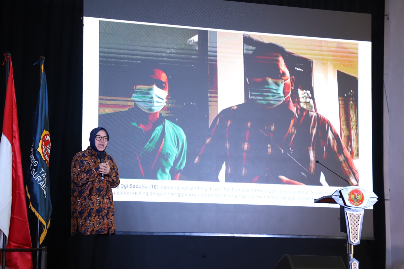 Dalam Forum Rapat Akbar Karang Taruna Surabaya, Mensos Berikan Inspirasi dan Motivasi Pemuda Kerja Keras Raih Kesuksesan