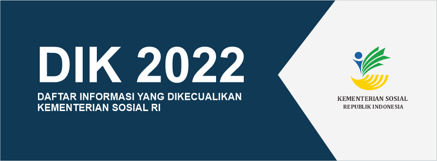 Daftar Informasi yang Dikecualikan (DIK) Tahun 2022