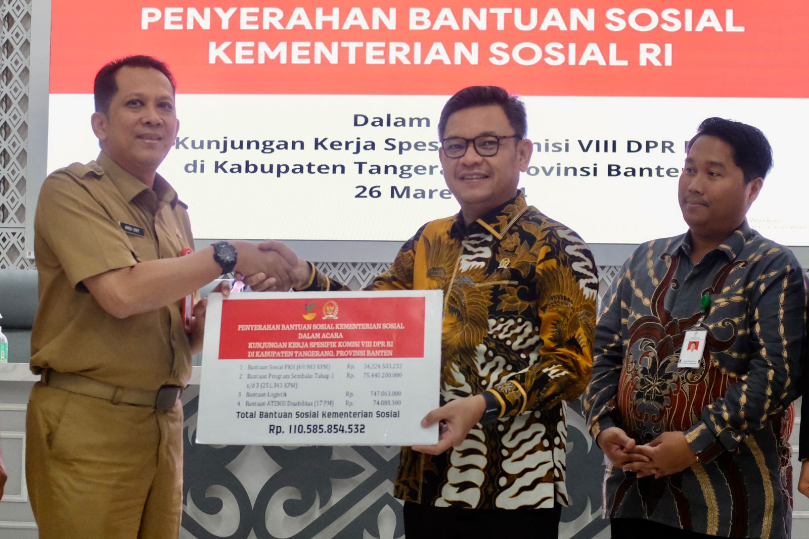 Kunjungan Spesifik Kemensos dan Komisi VIII DPR RI di Kabupaten Tangerang