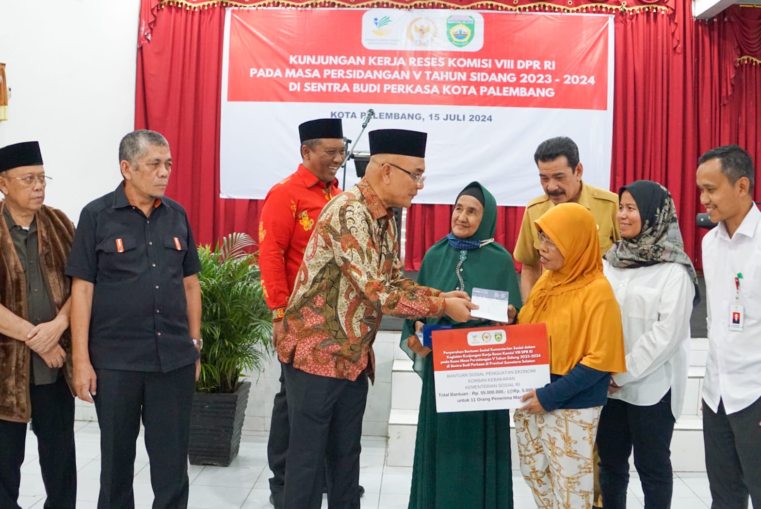 Kemensos Berikan Bantuan Rp65 Miliar di Provinsi Sumatra Selatan