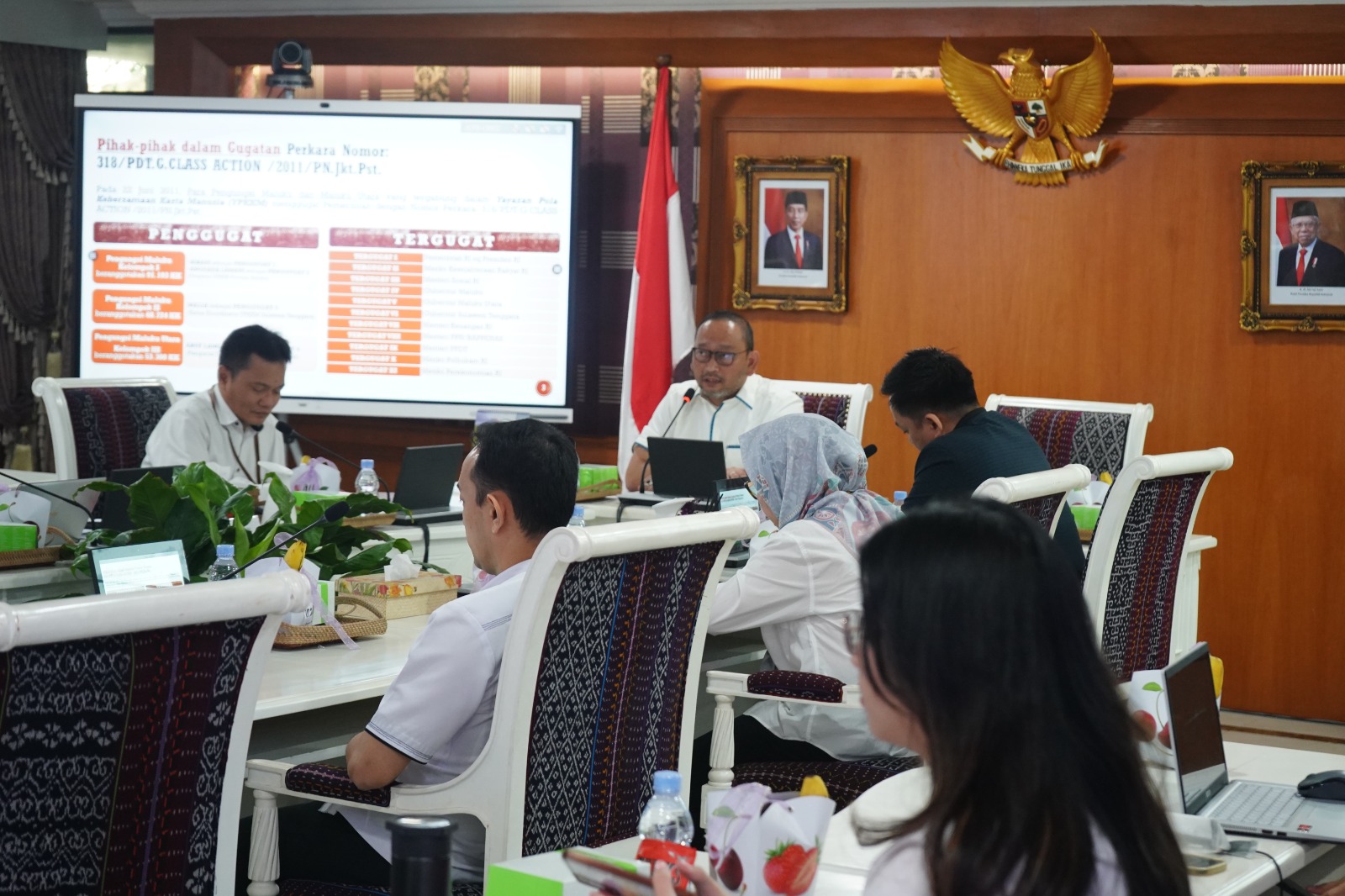 Rapat Koordinasi Kemensos dan Kemenkeu Tindaklanjut Pengungsi Maluku dan Maluku Utara