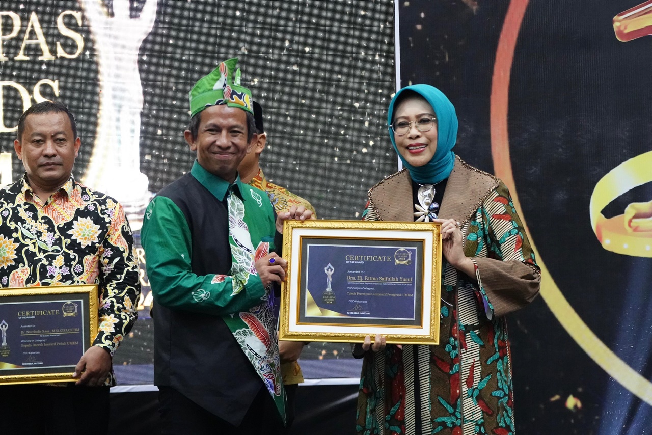 Fatma Saifullah Yusuf Raih Penghargaan Tokoh Penggerak UMKM